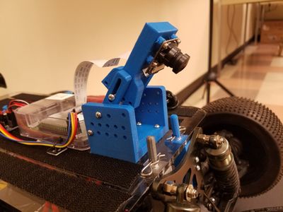 Side Image of the improved camera mount