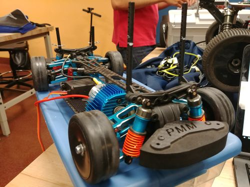 1/10 Scale Chassis with Brushed DC Motor