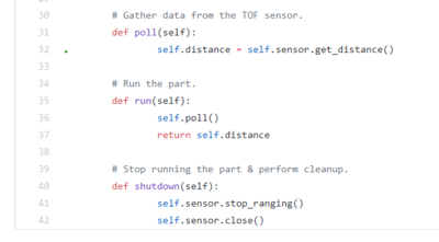 TOF Sensor Code 2
